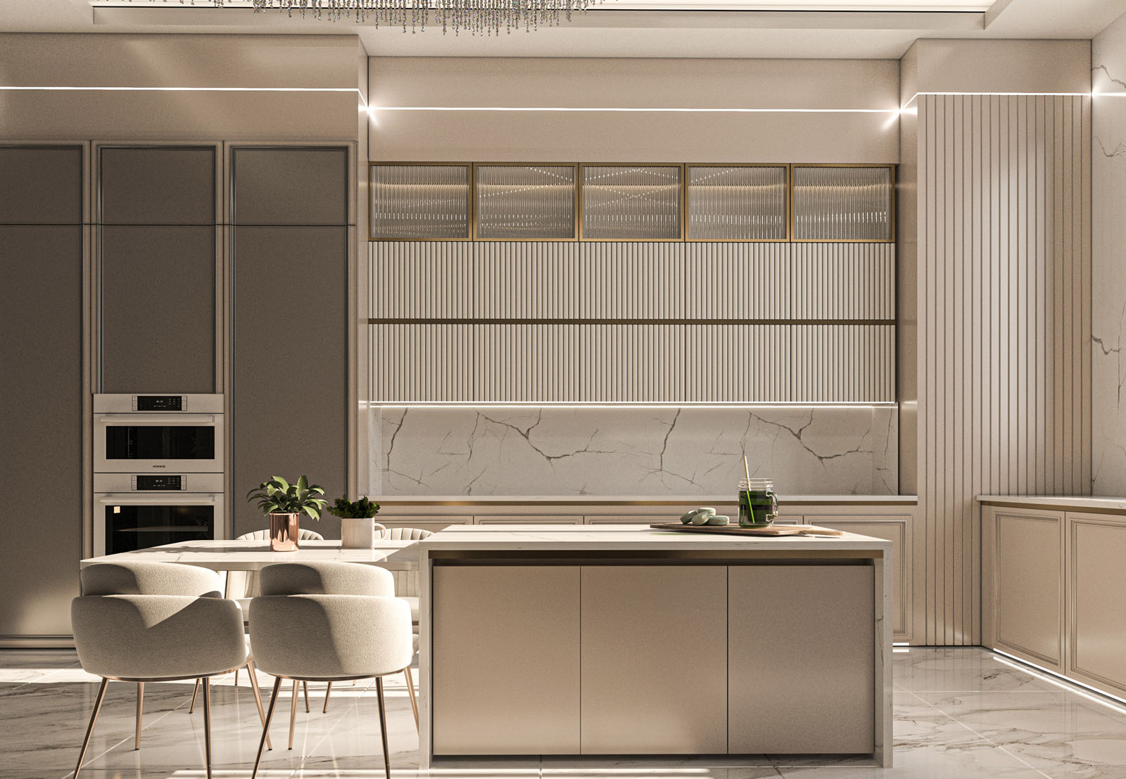 أثاث مطابخ مبتكر يلائم المساحات العصرية